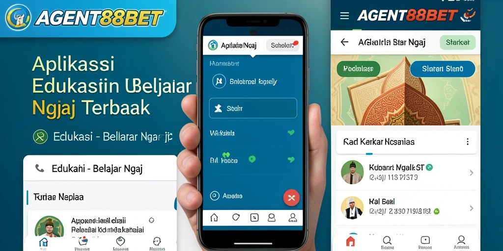 Tampilan antarmuka AGENT88BET yang mendukung belajar ngaji.