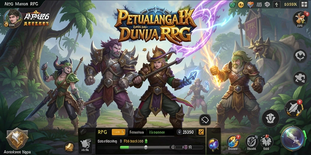 Tampilan antarmuka RPG AP686 yang menarik dan interaktif.