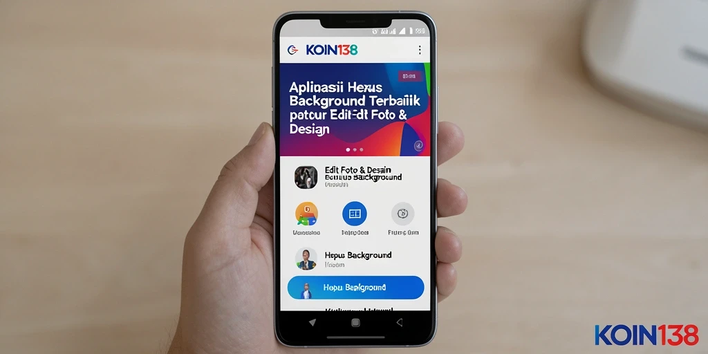 Antarmuka KOIN138 yang sederhana untuk menghapus background.