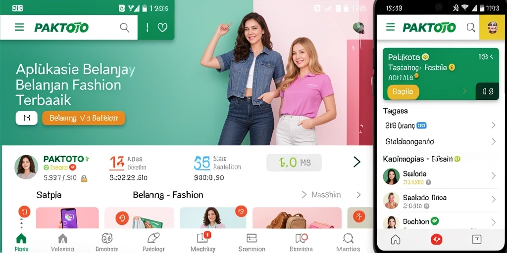 Tampilan antarmuka PAKTOTO yang modern dan fungsional.